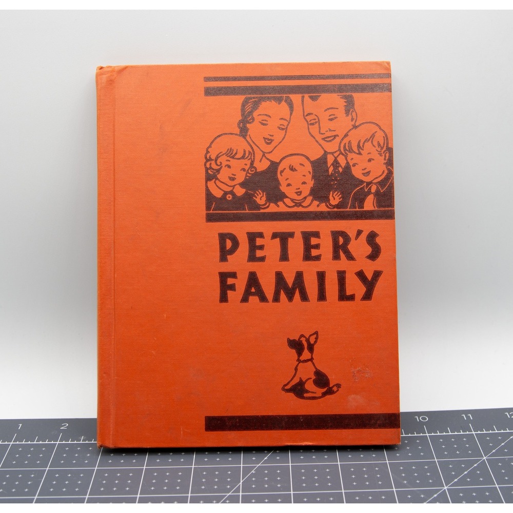 Vintage 1935 Peter's‎ Family A Social Studies Primer Scott Foresman Hardcover